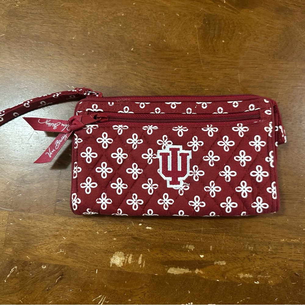 Vera Bradley Indiana University Hoosiers Collegiate Collection Zip Wallet